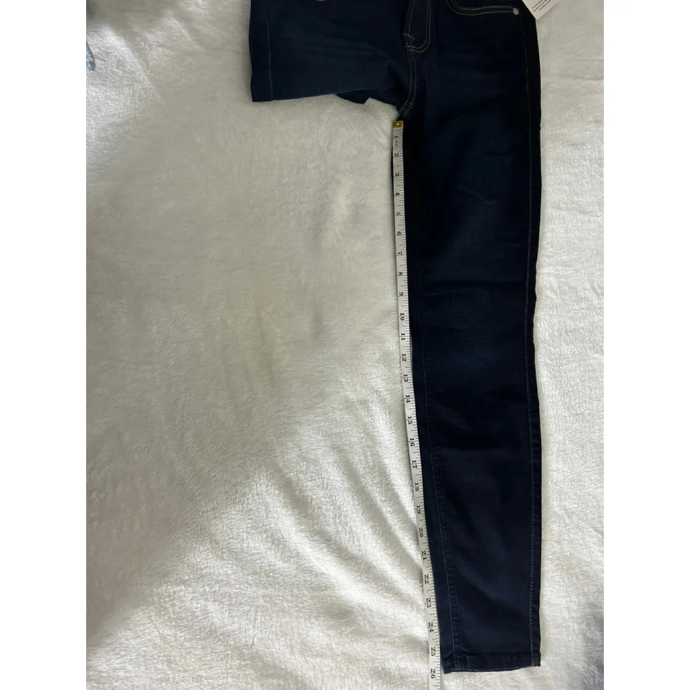 7 For All Mankind Ankle Skinny Slim Illusion Luxe Jeans Size 26 NWT